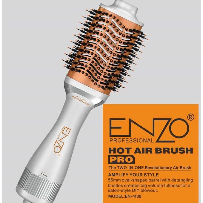 Brosse-sèche-cheveux professionnelle – 1500W Nano Titanium Technology - EN-4139