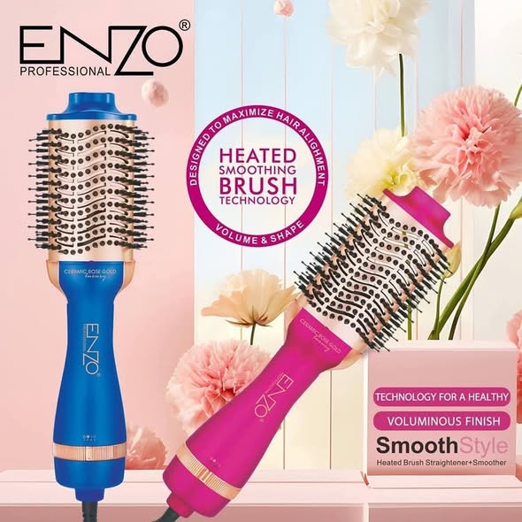 BROSSE SOUFFLANTE ENZO 1500 WATT CERAMIQUE GOLD EN-6213