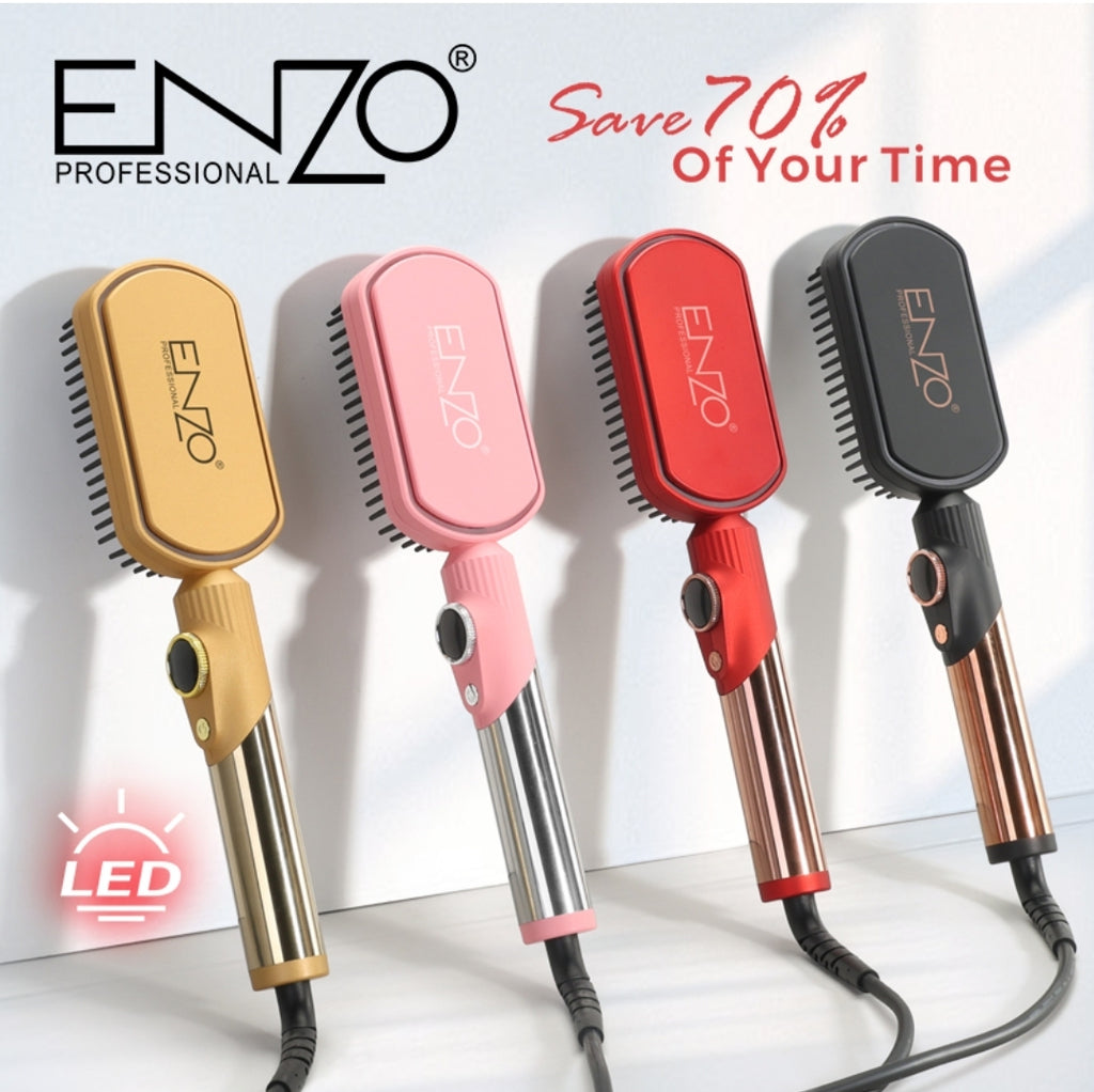 Brosse lissante magique ENZO🇮🇹 4101 en NANO titanium et 988f