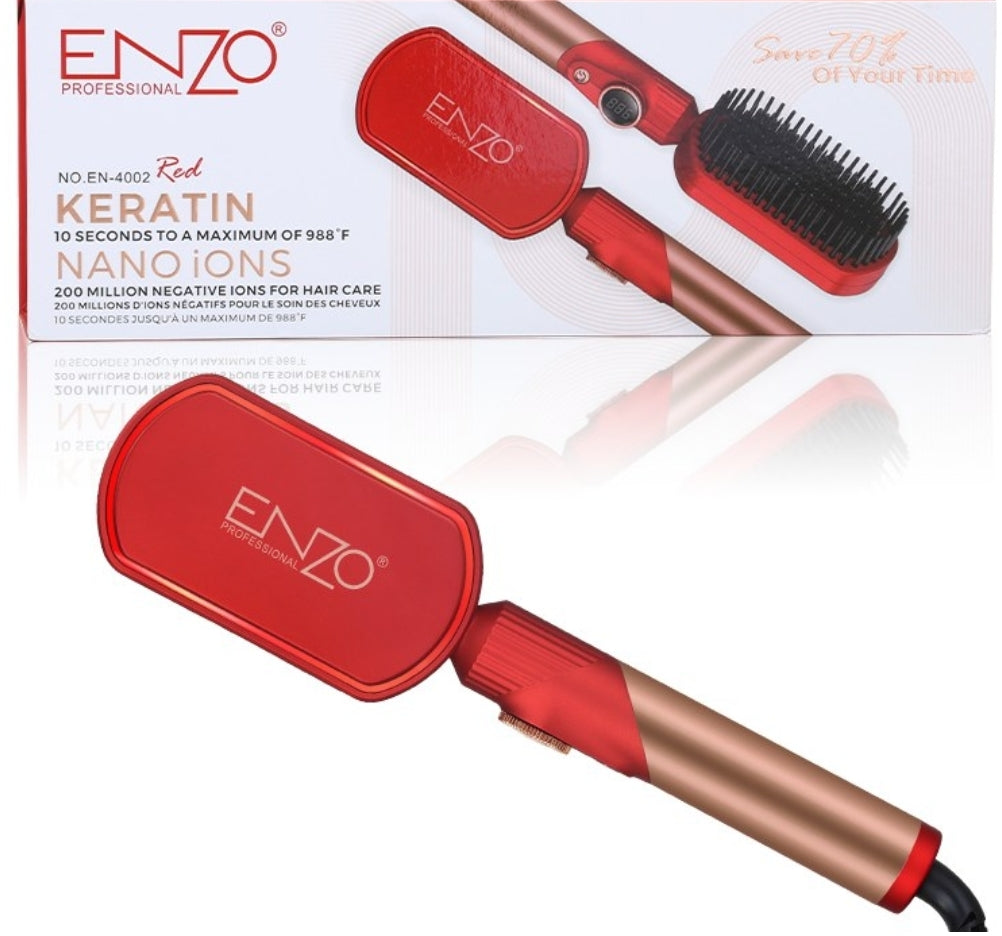 Brosse lissante magique ENZO🇮🇹 4101 en NANO titanium et 988f