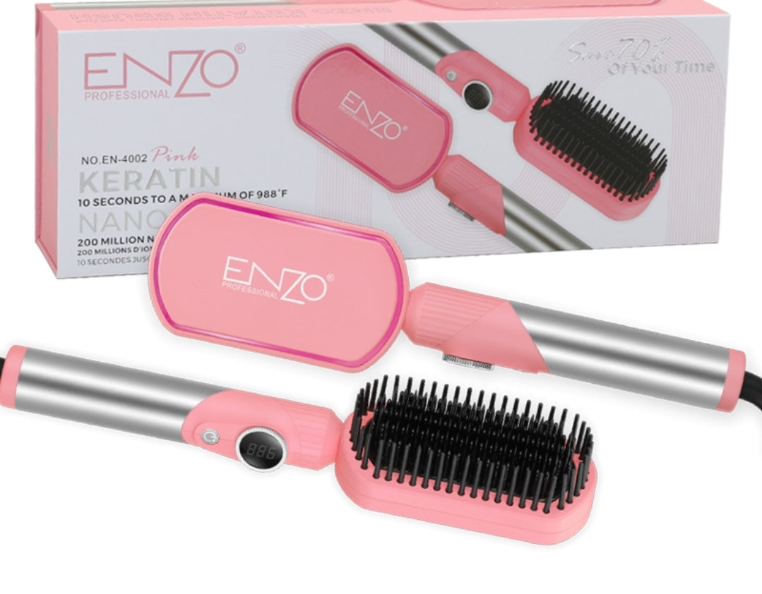 Brosse lissante magique ENZO🇮🇹 4101 en NANO titanium et 988f